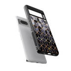 mermaid skin grey edition back phone cover | glass case for google pixel 7 pro