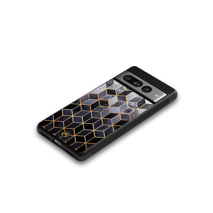 mermaid skin grey edition back phone cover | glass case for google pixel 7 pro