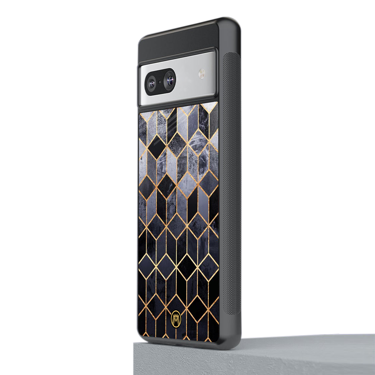 mermaid skin grey edition back phone cover | glass case for Google Pixel 7A