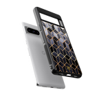 mermaid skin grey edition back phone cover | glass case for google pixel 8 pro