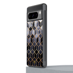 mermaid skin grey edition back phone cover | glass case for google pixel 8 pro