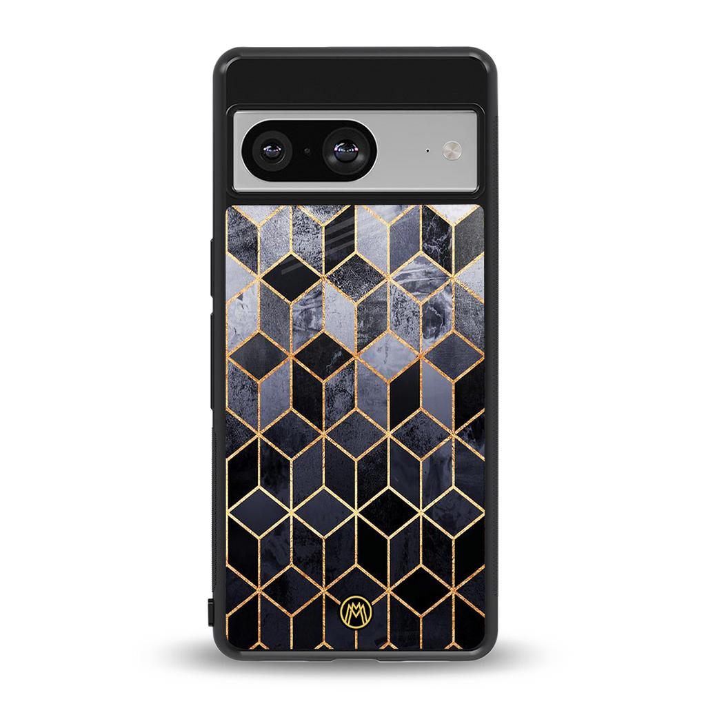 mermaid skin grey edition back phone cover | glass case for Google Pixel 8