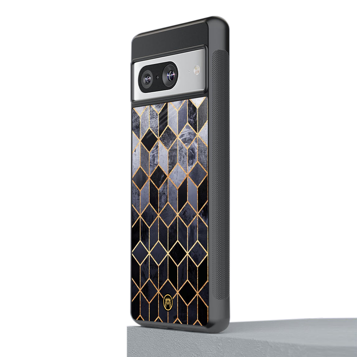 mermaid skin grey edition back phone cover | glass case for Google Pixel 8