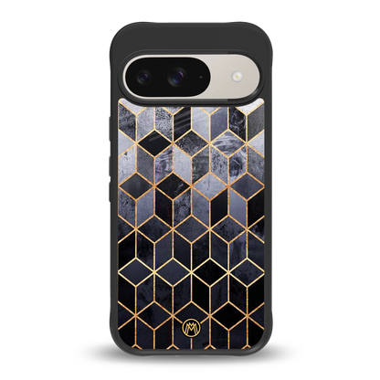 mermaid skin grey edition back phone cover | glass case for google pixel 9