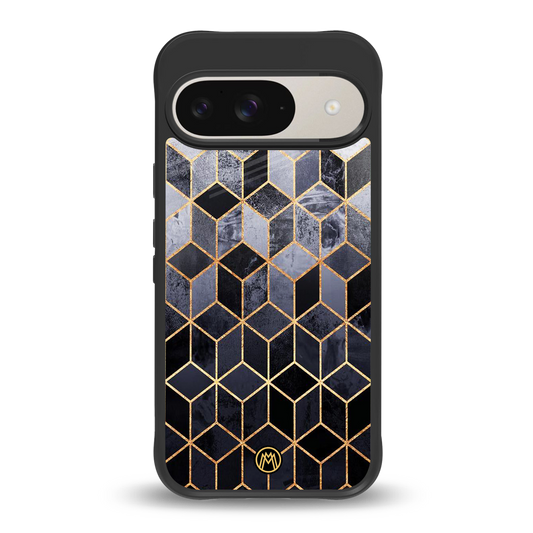 mermaid skin grey edition back phone cover | glass case for google pixel 9