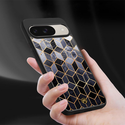 mermaid skin grey edition back phone cover | glass case for google pixel 9