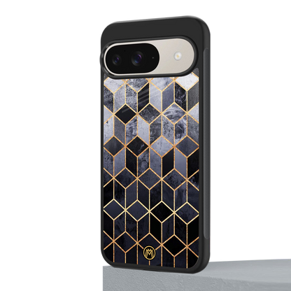 mermaid skin grey edition back phone cover | glass case for google pixel 9