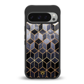mermaid skin grey edition back phone cover | glass case for google pixel 9 pro