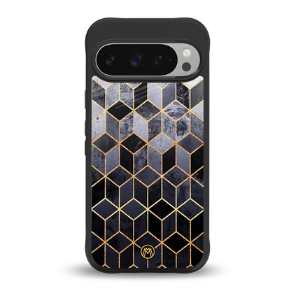 mermaid skin grey edition back phone cover | glass case for google pixel 9 pro