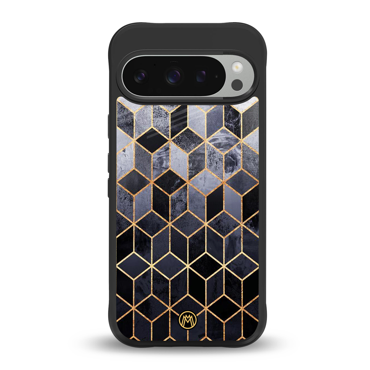 mermaid skin grey edition back phone cover | glass case for google pixel 9 pro xl