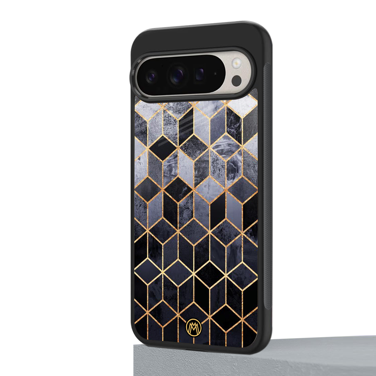 mermaid skin grey edition back phone cover | glass case for google pixel 9 pro xl