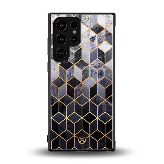 mermaid skin grey edition back phone cover | glass case for samsung galaxy s23 ultra