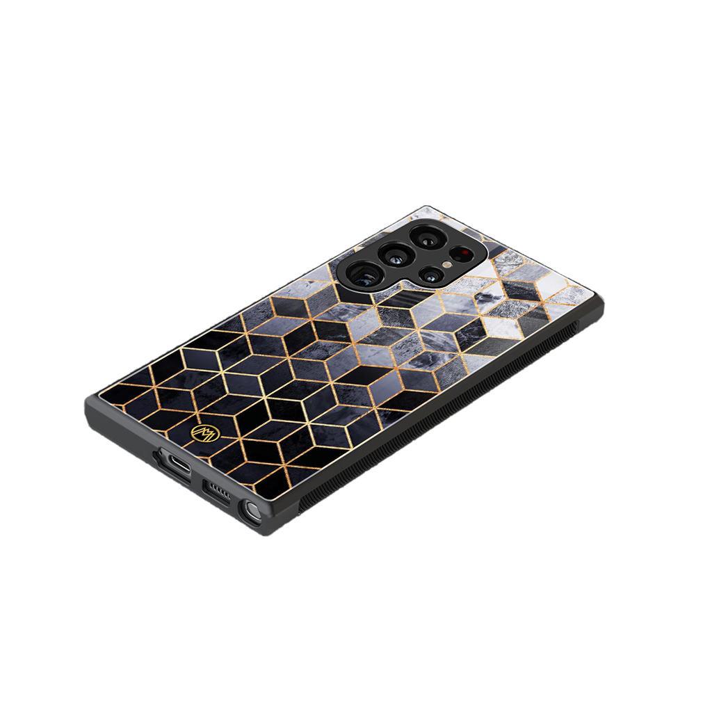 mermaid skin grey edition back phone cover | glass case for samsung galaxy s23 ultra