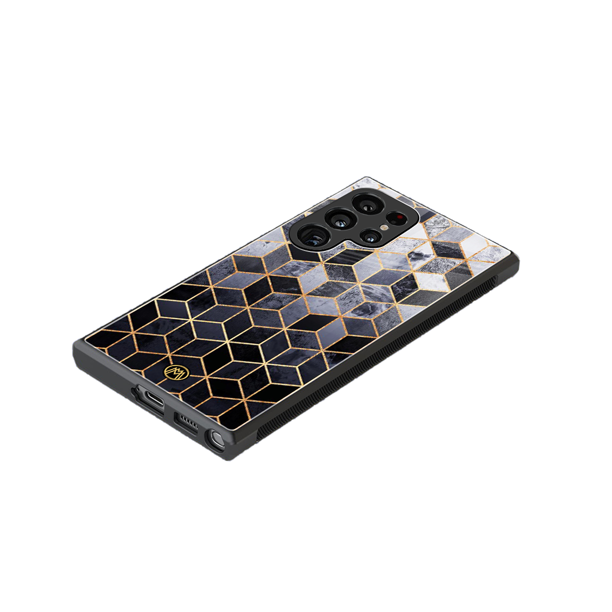 mermaid skin grey edition back phone cover | glass case for samsung galaxy s23 ultra