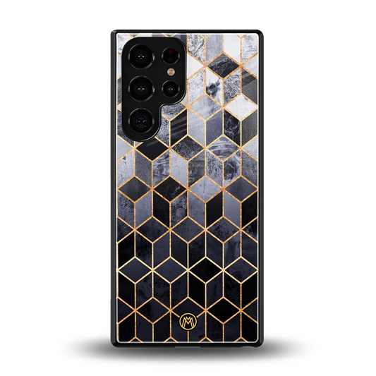mermaid skin grey edition back phone cover | glass case for samsung galaxy s25 ultra