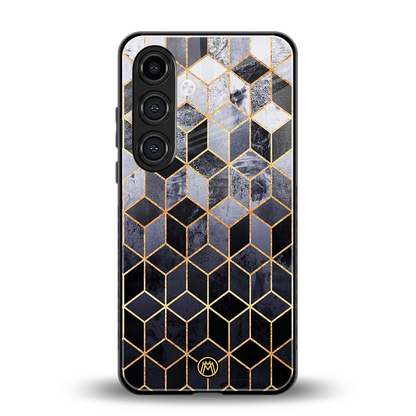 mermaid skin grey edition back phone cover | glass case for samsung galaxy s24 plus