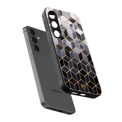 mermaid skin grey edition back phone cover | glass case for samsung galaxy s24 plus