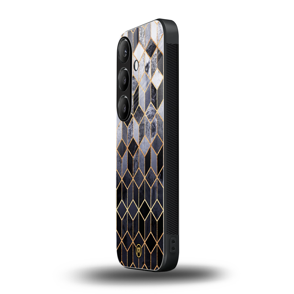 mermaid skin grey edition back phone cover | glass case for samsung galaxy s24 plus