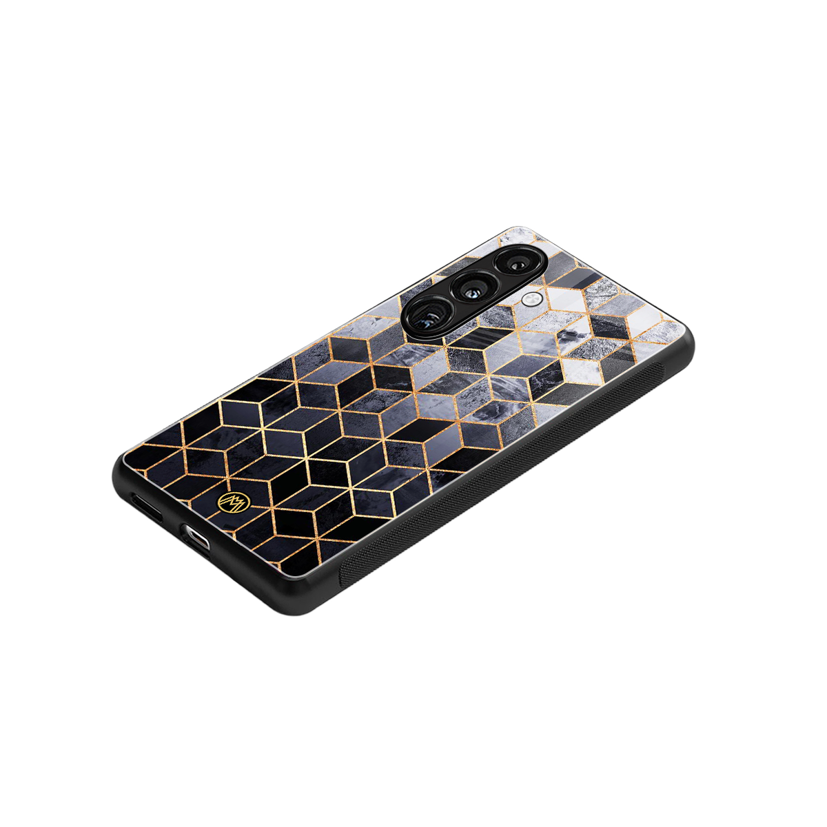 mermaid skin grey edition back phone cover | glass case for samsung galaxy s24 plus