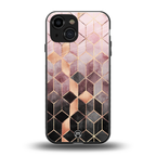 mermaid skin pink edition back phone cover | glass case for iphone 13 mini
