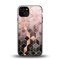 mermaid skin pink edition back phone cover | glass case for iphone 13