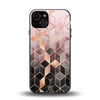 mermaid skin pink edition back phone cover | glass case for iphone 13