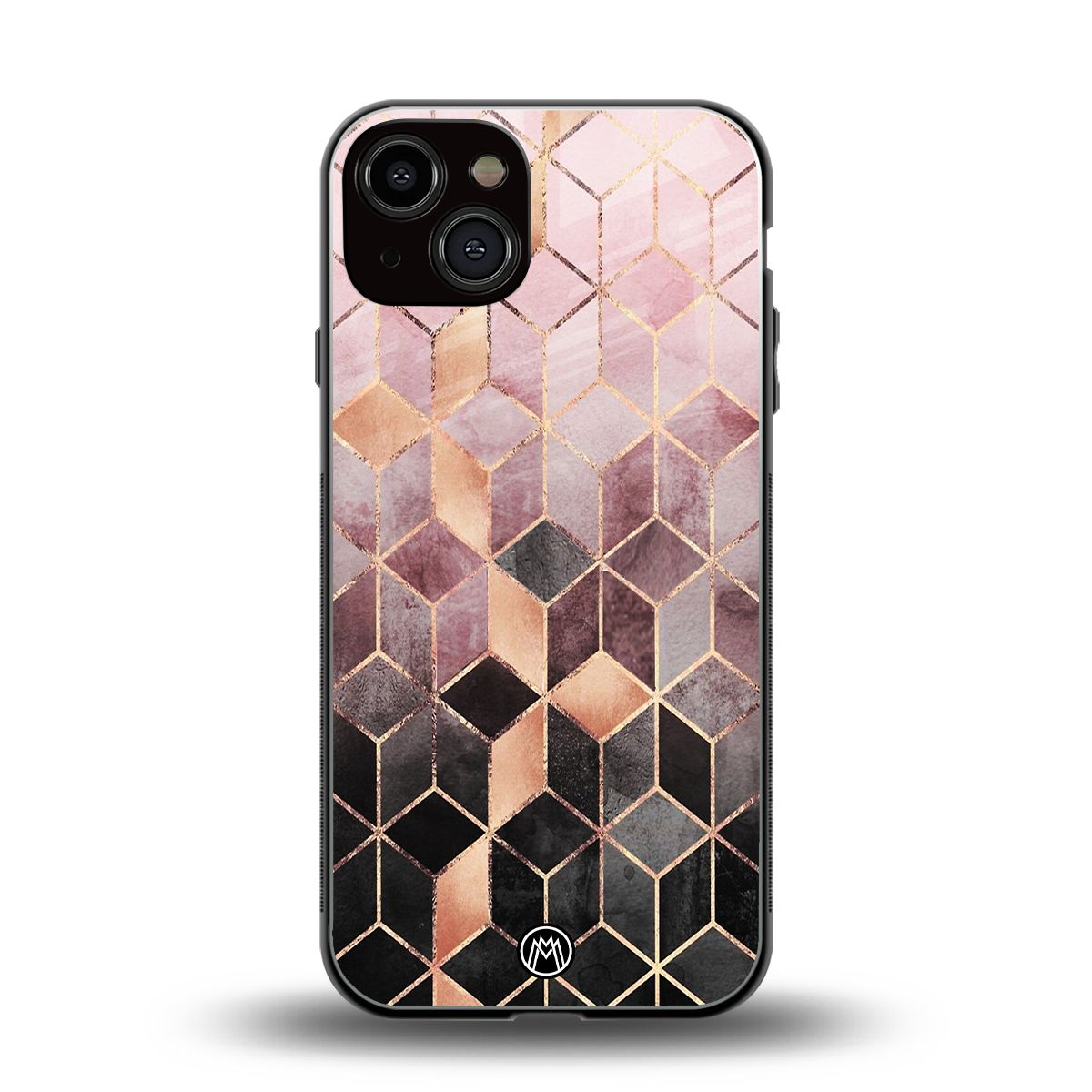 mermaid skin pink edition back phone cover | glass case for iphone 13