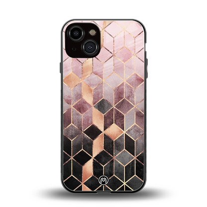 mermaid skin pink edition back phone cover | glass case for iphone 13
