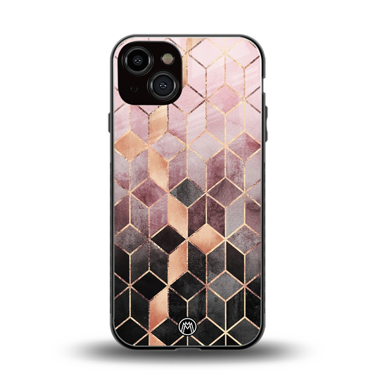 mermaid skin pink edition back phone cover | glass case for iphone 13