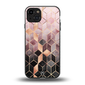 mermaid skin pink edition back phone cover | glass case for iphone 15