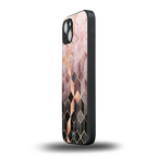mermaid skin pink edition back phone cover | glass case for iphone 15