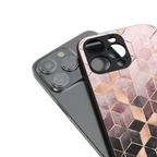 mermaid skin pink edition back phone cover | glass case for iphone 16 pro