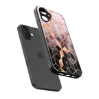 mermaid skin pink edition back phone cover | glass case for iphone 16