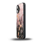 mermaid skin pink edition back phone cover | glass case for iphone 16