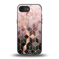 mermaid skin pink edition back phone cover | glass case for iphone 16e