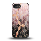 mermaid skin pink edition back phone cover | glass case for iphone 16e