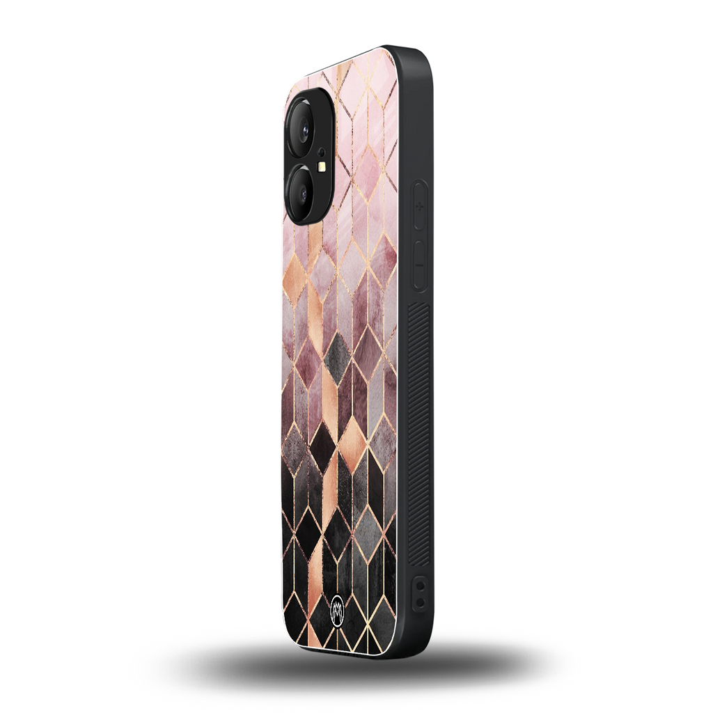 mermaid skin pink edition back phone cover | glass case for nothing phone 1