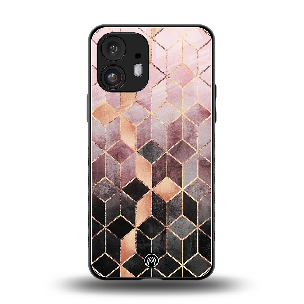 mermaid skin pink edition back phone cover | glass case for nothing phone 2