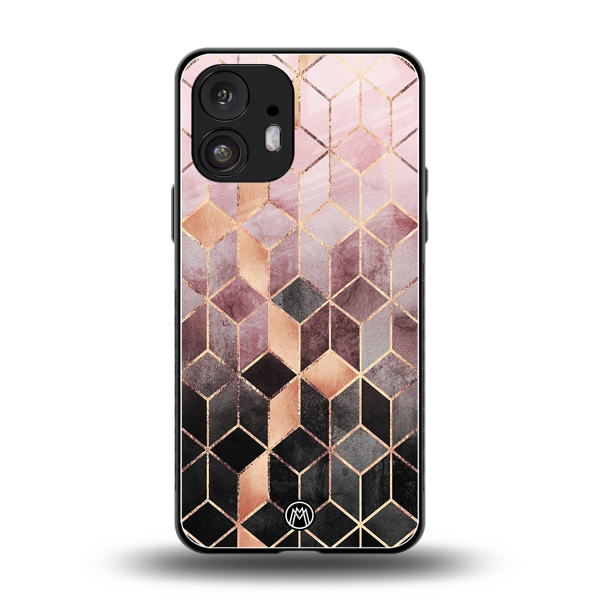 mermaid skin pink edition back phone cover | glass case for nothing phone 2