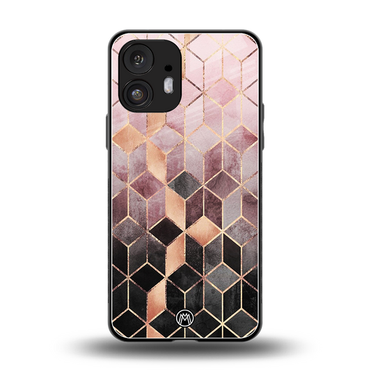 mermaid skin pink edition back phone cover | glass case for nothing phone 2