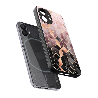 mermaid skin pink edition back phone cover | glass case for nothing phone 2