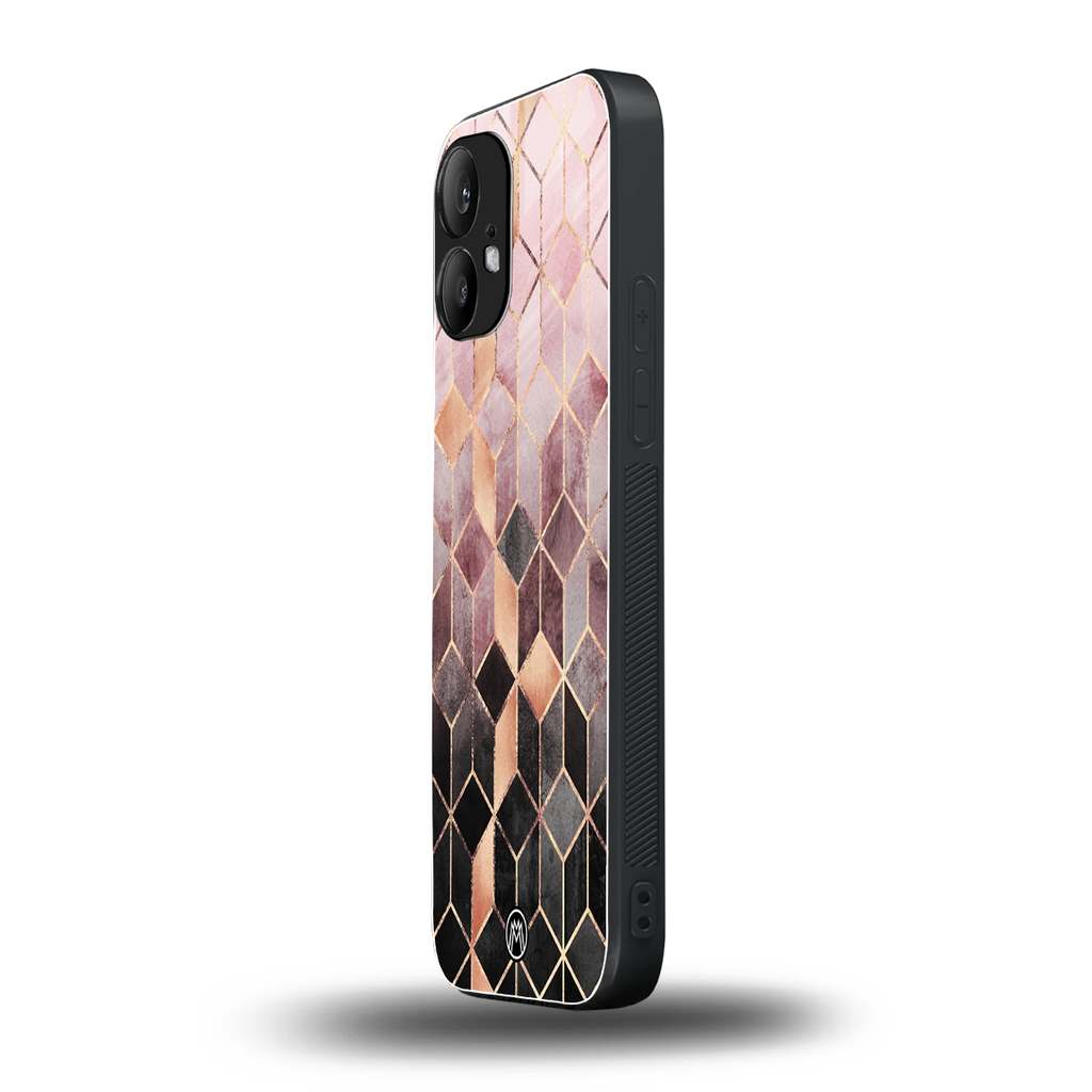mermaid skin pink edition back phone cover | glass case for nothing phone 2