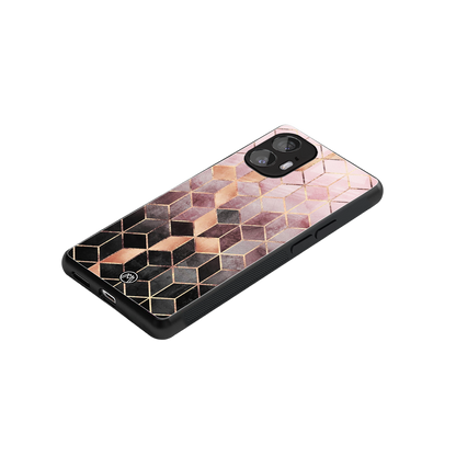 mermaid skin pink edition back phone cover | glass case for nothing phone 2