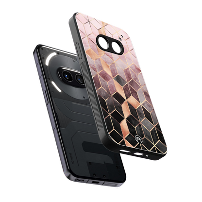 mermaid skin pink edition back phone cover | glass case for nothing phone 2a