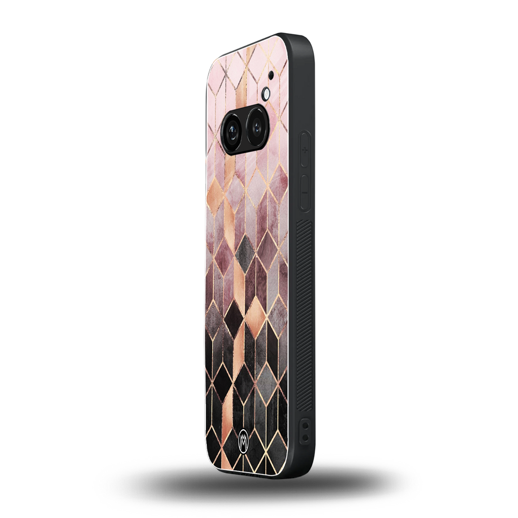mermaid skin pink edition back phone cover | glass case for nothing phone 2a