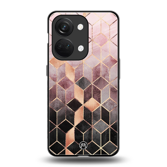 mermaid skin pink edition back phone cover | glass case for oneplus nord 3
