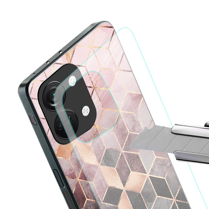 mermaid skin pink edition back phone cover | glass case for oneplus nord 3
