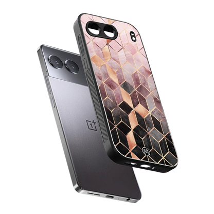 mermaid skin pink edition back phone cover | glass case for oneplus nord 4
