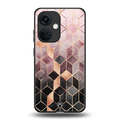mermaid skin pink edition back phone cover | glass case for oneplus nord ce 3