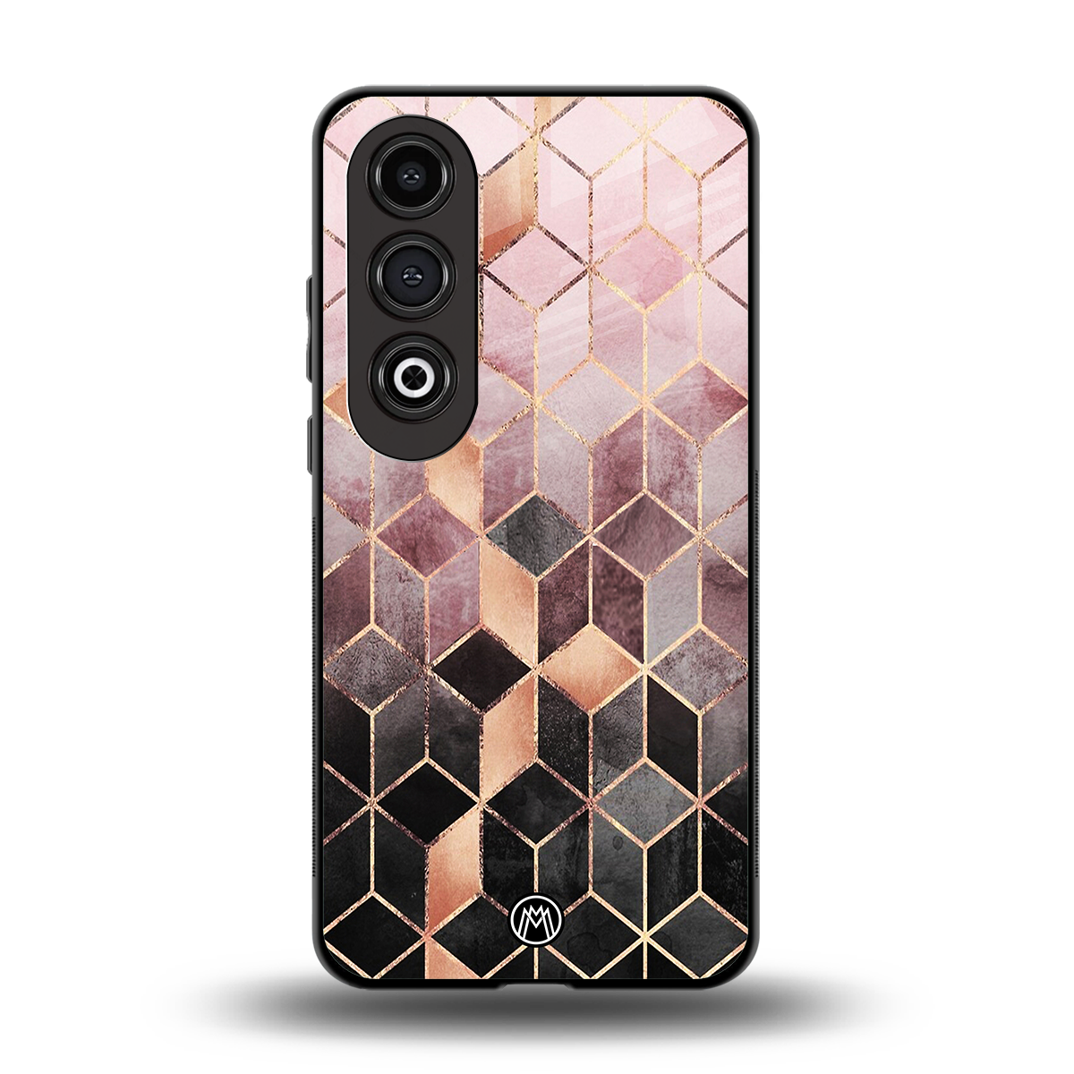 mermaid skin pink edition back phone cover | glass case for oneplus nord ce 4
